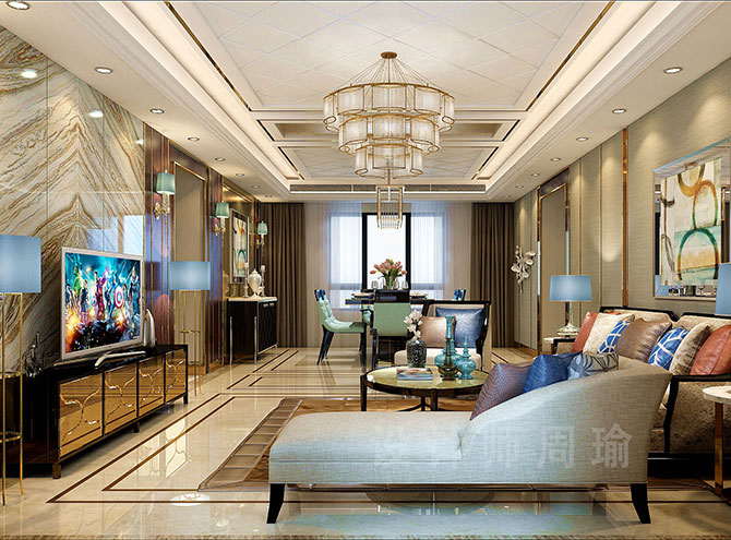 嫩模被强到高潮呻吟视频世纪江尚三室两厅168平装修设计效果欣赏